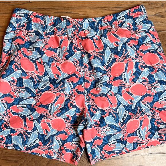 Vineyard Vine Men's Crab and Shell Swim Trunks  Size XL - Picture 1 of 10